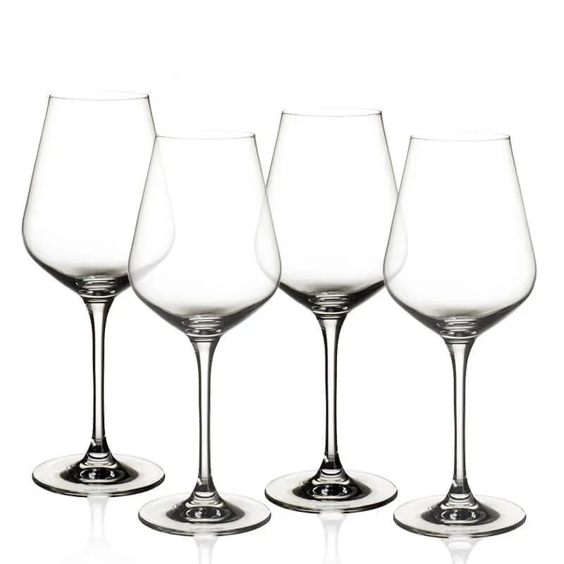 68 cl - Villeroy & Boch La Divina Calice Vino Rosso Burgundy in Vetro - Set 4 Pezzi Direttamente Dal Produttore