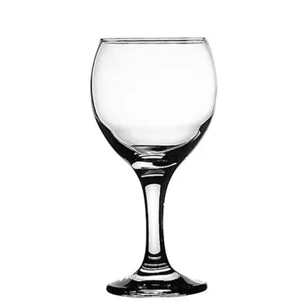 Esclusivo 22.5 cl - Pasabahce Bistro Bicchiere Vino Multiuso in Vetro - Set 6 Pezzi
