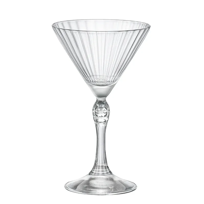 Occasione Imperdibile 16.5 cl - Bormioli Rocco America 20s Bicchiere Martini in Vetro - Set 6 Pezzi