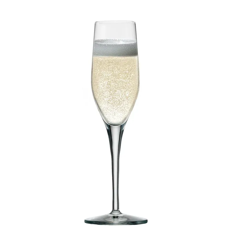 17.5 cl - Stolzle Lausitz Exquisit Calice Flute in Vetro - Set 6 Pezzi Reso Gratuito