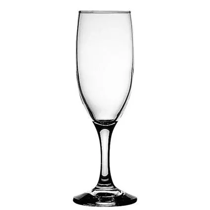 Quantità Limitata 19 cl - Pasabahce Bistro Calice Flute in Vetro - Set 12 Pezzi
