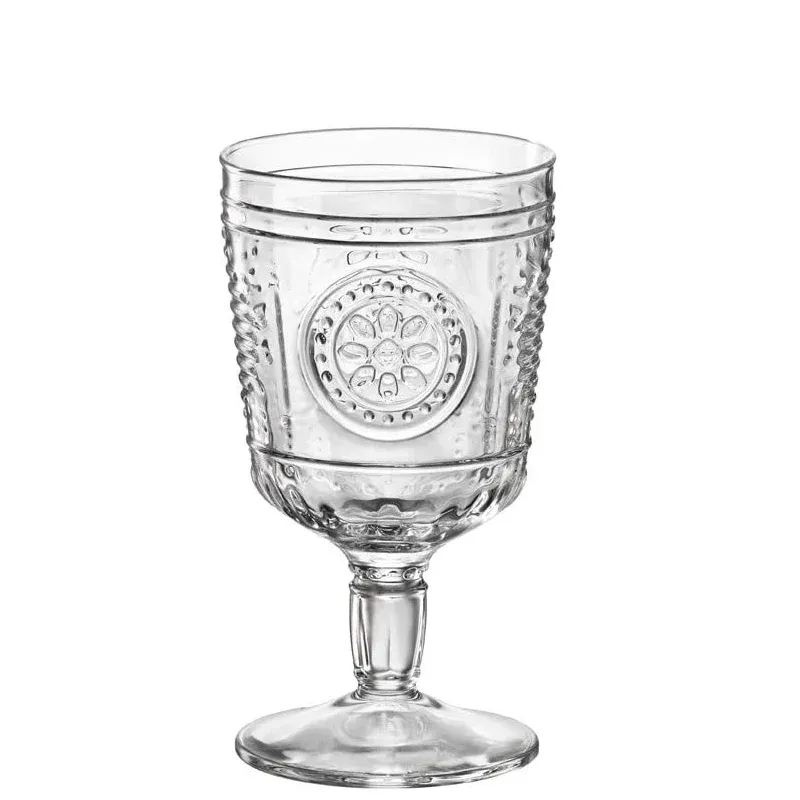 32 cl - Bormioli Rocco Romantic Calice Acqua in Vetro - Set 6 Pezzi Di Tendenza