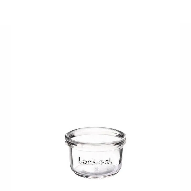 Esclusivo 12.5 cl - Bormioli Luigi Lock Eat Vasetto Ermetico in Vetro - Set 24 Pezzi