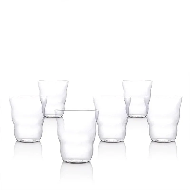 Di Tendenza 37 cl - Italesse Cloud Bicchiere Acqua in Vetro Borosilicato - Set 6 Pezzi