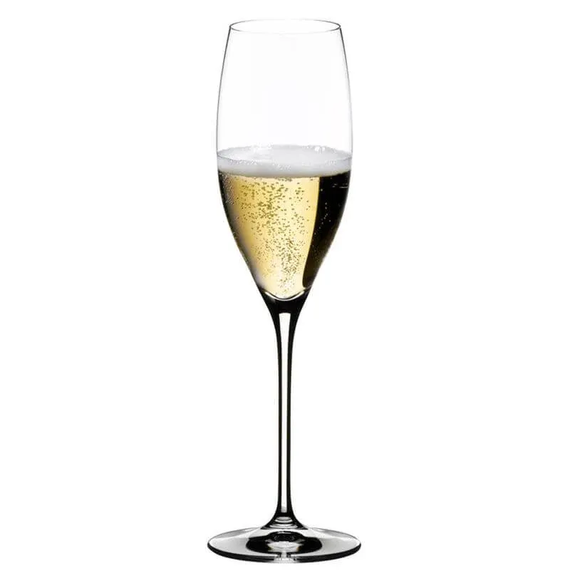 23 cl - Riedel Vinum Calice Flute in Vetro - Set 2 Pezzi Offerta Speciale