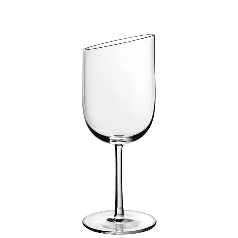 Reso Gratuito 30 cl - Villeroy & Boch NewMoon Calice Vino Bianco in Vetro - Set 4 Pezzi