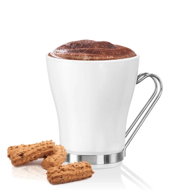 Di Tendenza 23.5 cl - Bormioli Rocco Aromateca Tazza Cappuccino in Vetro - Set 4 Pezzi