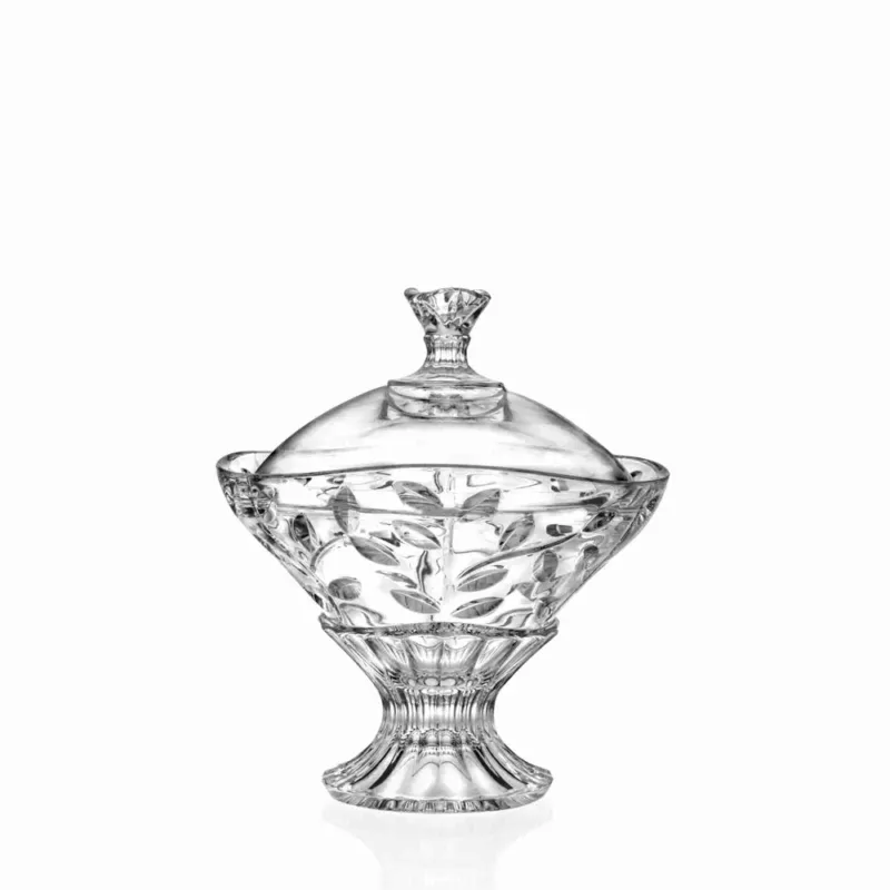 18 cm - RCR Laurus Porta Caramelle in Vetro Bestseller
