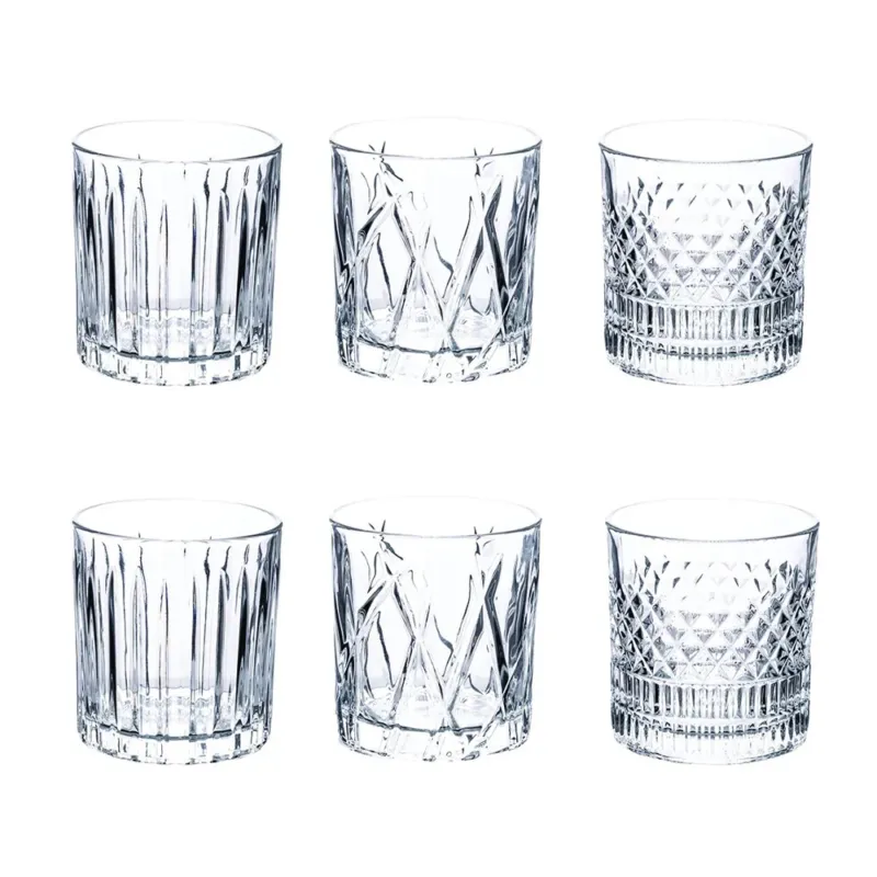 Popolare 31 cl - Villa D‘Este Vintage Bicchiere Acqua in Vetro - Set 6 Pezzi