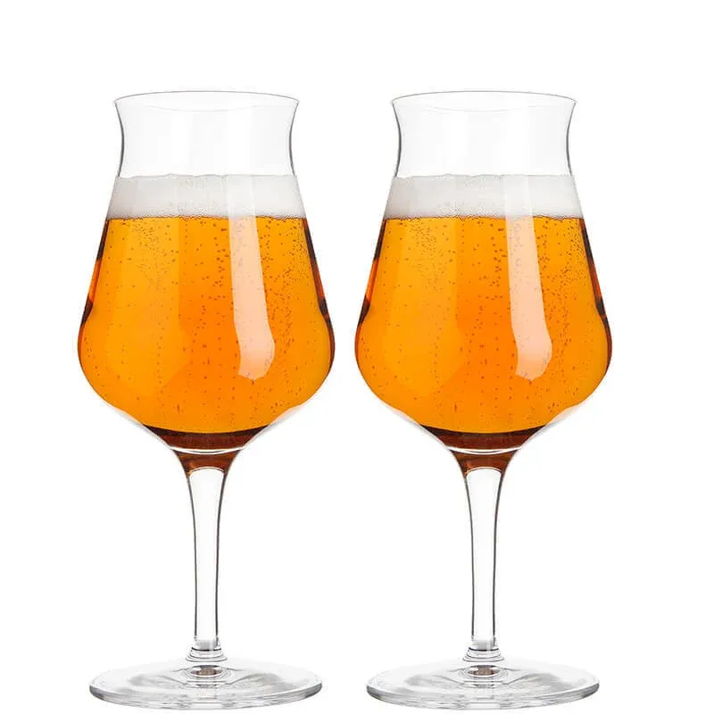 Vendita Finale 42 cl - Bormioli Luigi Birrateque Calice Birra in Vetro - Set 2 Pezzi