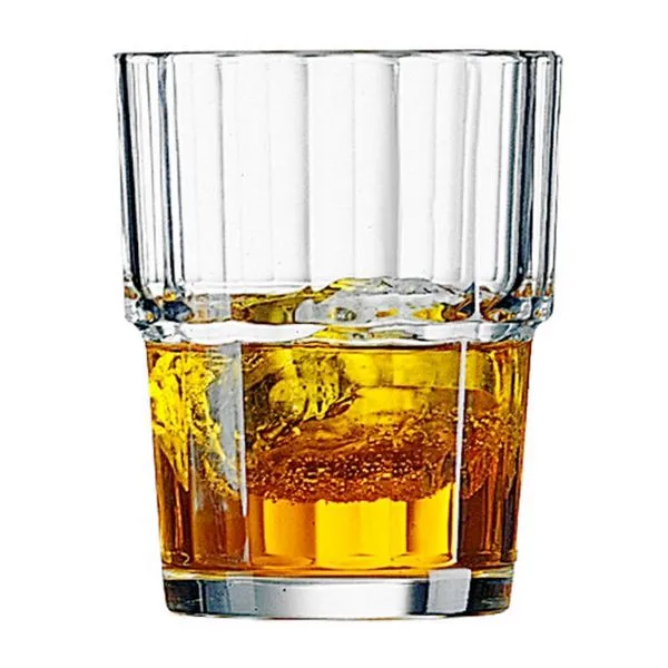20 cl - Arcoroc Norvege Bicchiere Whisky in Vetro Temperato - Set 6 Pezzi Occasione