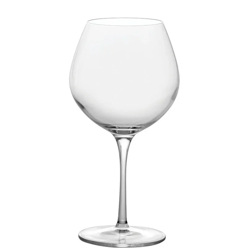 Professionale 66 cl - Bormioli Luigi Crescendo Calice Vino Rosso in Vetro - Set 4 Pezzi