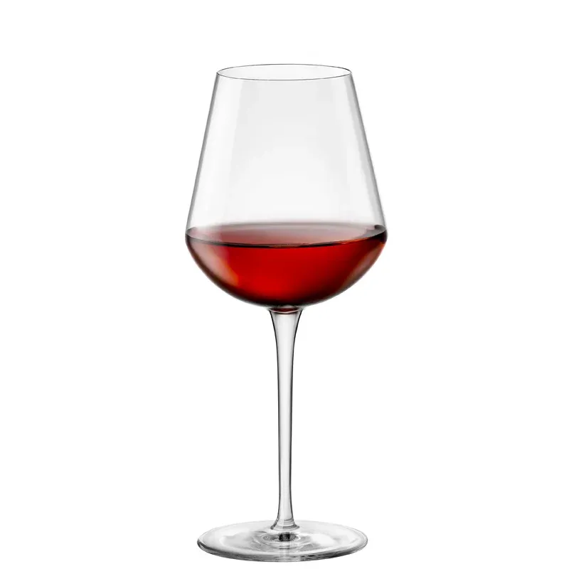Reso Gratuito 56 cl - Bormioli Rocco InAlto Uno Calice Vino Rosso in Vetro - Set 6 Pezzi