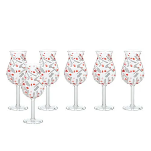 7 cl - Fantasia 2 Calice Liquore in Vetro Borosilicato - Set 6 Pezzi Più Venduto