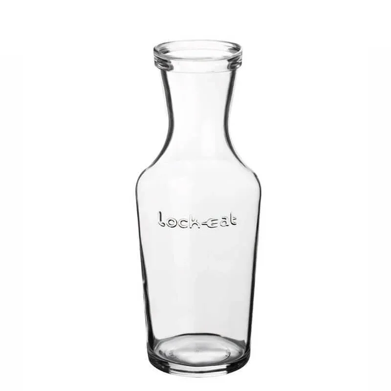 1 Litro - Bormioli Luigi Lock Eat Caraffa in Vetro - Set 12 Pezzi Saldi