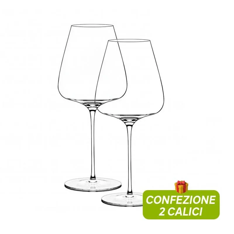 Scelto Dai Clienti 56 cl - Italesse T-Made 55 Calice Degustazione in Vetro - Set 2 Pezzi