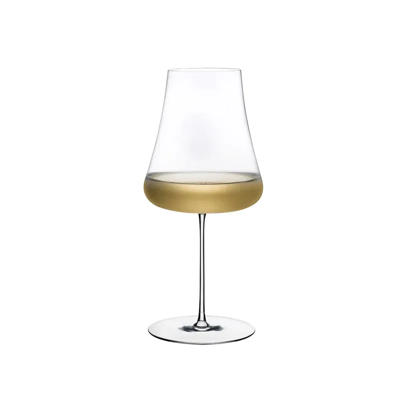 Compra Online 70 cl - Nude Stem Zero Volcano Calice Vino Bianco in Vetro - Set 2 Pezzi