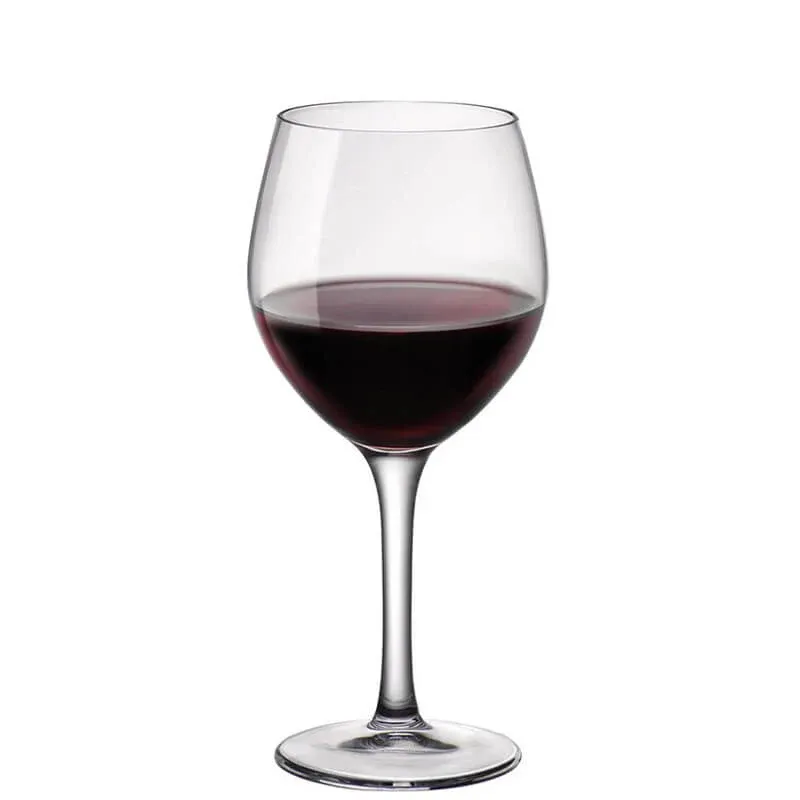 Nuovo Arrivo 34.8 cl - Bormioli Rocco Milano Calice Vino Rosso in Vetro Temperato - Set 12 Pezzi