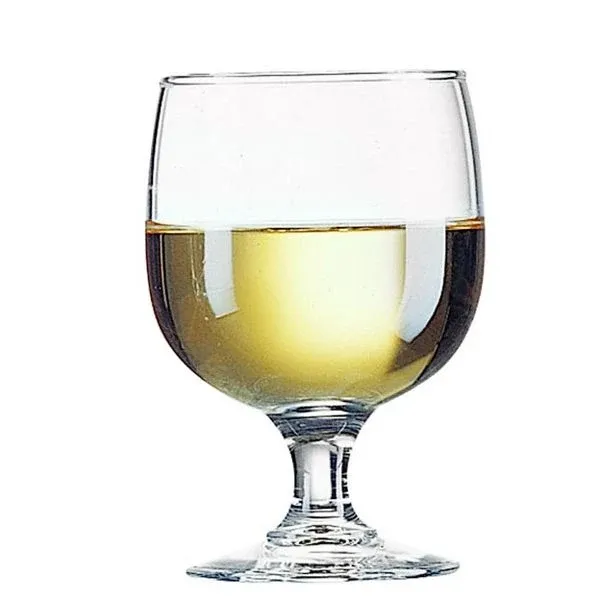 Reso Gratuito 19 cl - Arcoroc Amelia Calice Vino Bianco in Vetro Temperato - Set 12 Pezzi
