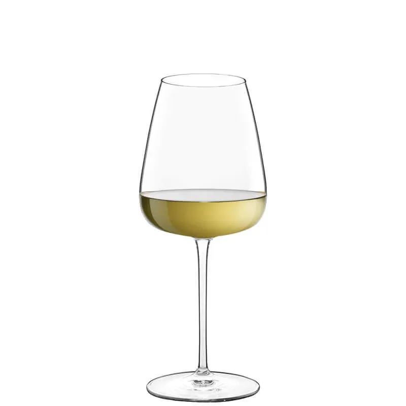 Spedizione Espresso 45 cl - Bormioli Luigi Talismano Calice Vino Bianco in Vetro - Set 4 Pezzi