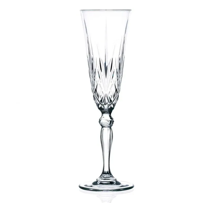Acquista Ora 16 cl - RCR Melodia Calice Flute in Vetro - Set 6 Pezzi
