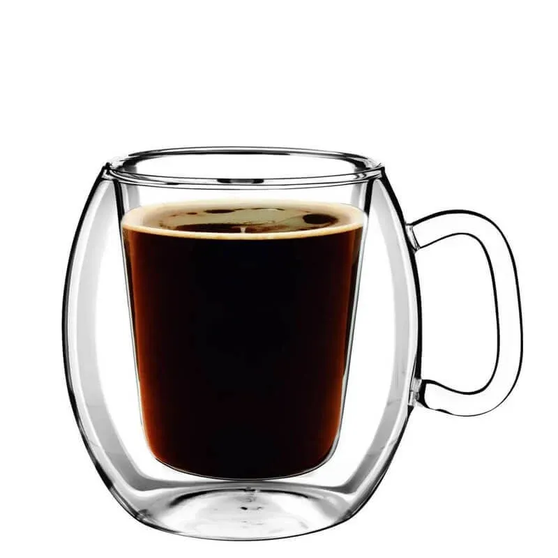 A Buon Prezzo 30 cl - Bormioli Luigi Thermic Glass Supremo Tazza Thé in Vetro Borosilicato - Set 2 Pezzi