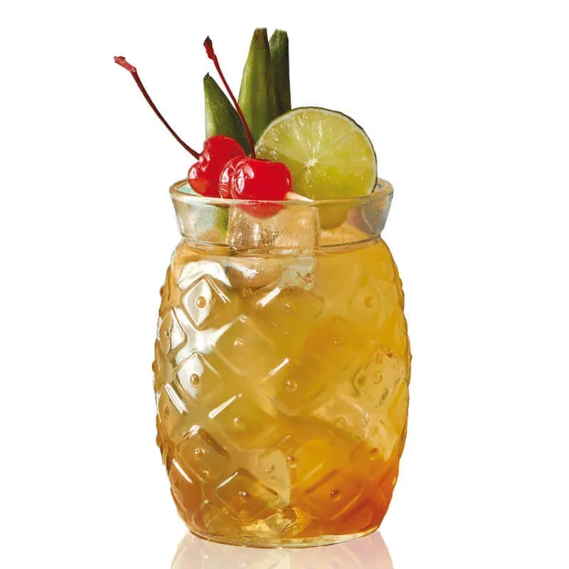 Non Perdere 45.5 cl - Bormioli Rocco Bartender Bicchiere Bibita in Vetro - Set 6 Pezzi