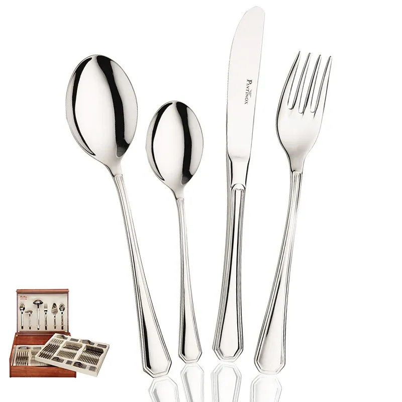 Saldi Pintinox America Servizio Posate In Acciaio Inox - Set 126 Pz
