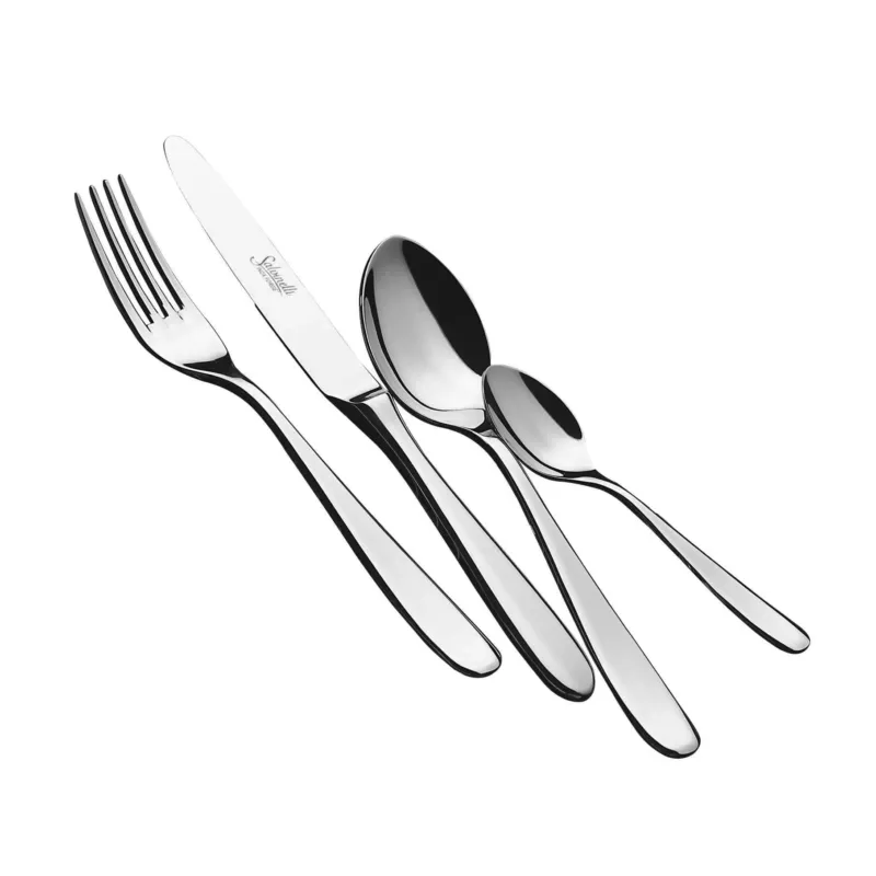 Salvinelli Grand Hotel Servizio Posate In Acciaio Inox - Set 24 Pz Miglior Prezzo
