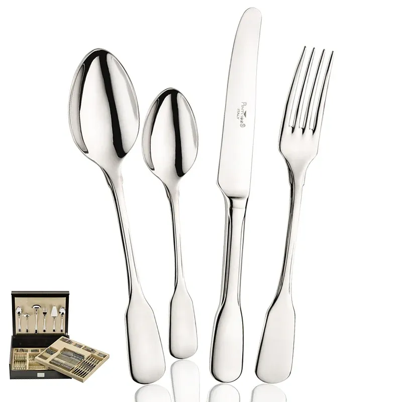 Compra Oggi Stesso Pintinox Spaten Servizio Posate In Acciaio Inox - Set 126 Pz