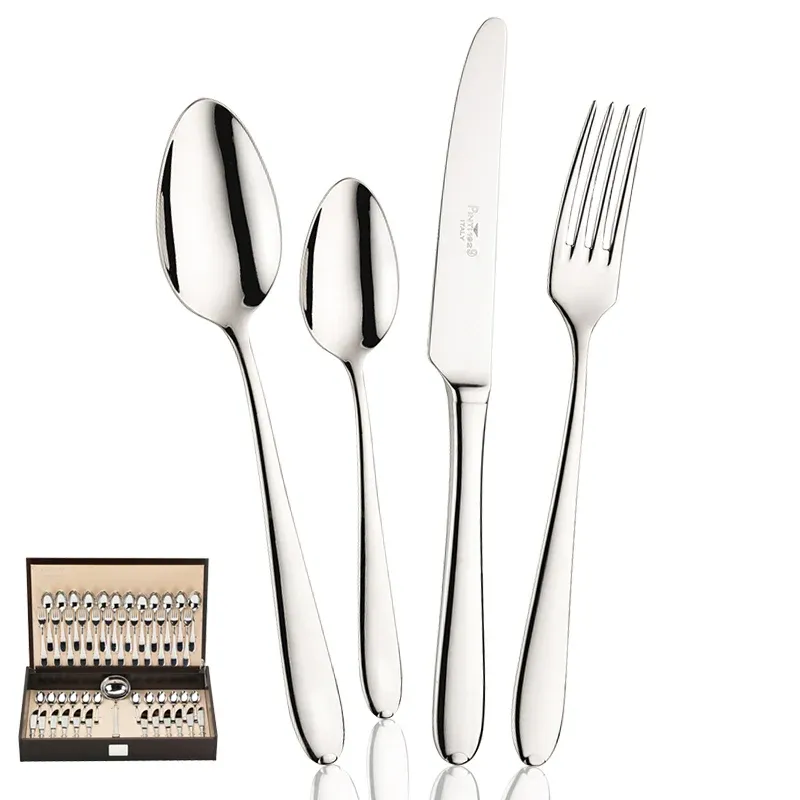 Pintinox Palladium Servizio Posate In Acciaio Inox - Set 49 Pz Quantità Limitata