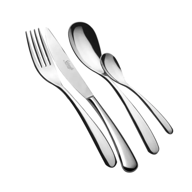 Scelto Dai Clienti Salvinelli Forever Servizio Posate In Acciaio Inox - Set 24 Pz