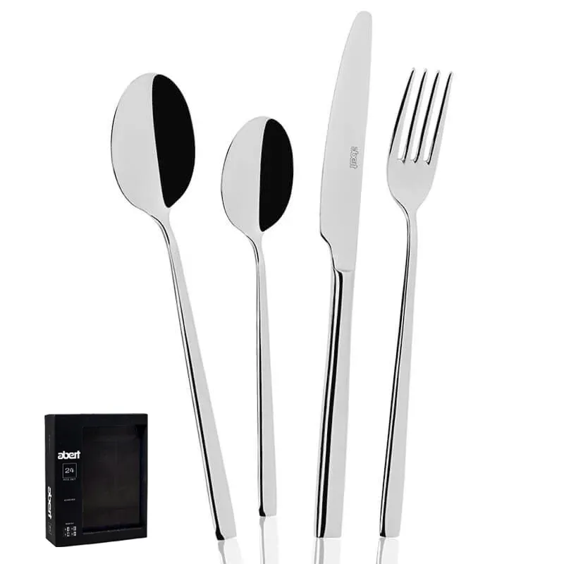 Abert Ergo Servizio Posate In Acciaio Inox - Set 24 Pz Promozione