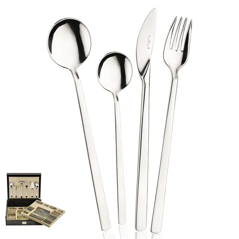 Pintinox Tecna Servizio Posate In Acciaio Inox - Set 126 Pz Ultime Pezzi