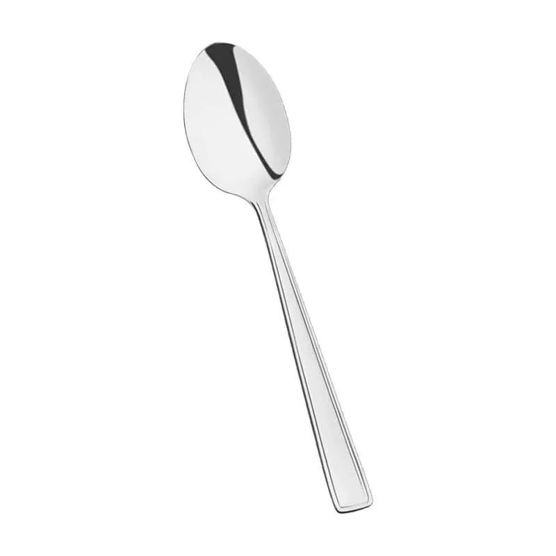 Abert Boston Cucchiaio Tavola In Acciaio Inox - Set 12 Pz Di Tendenza