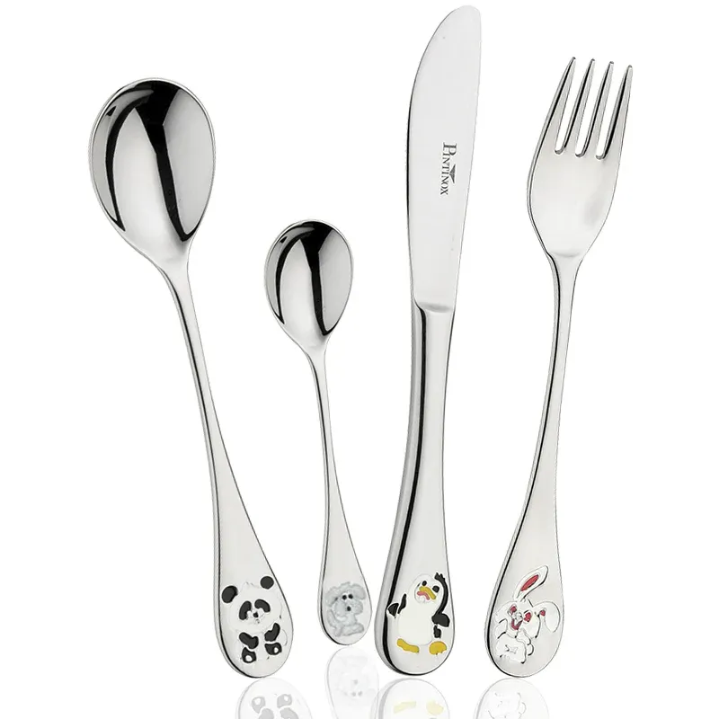 Pintinox Arca di Noè Servizio Posate In Acciaio Inox - Set 4 Pz Offerta Limitata