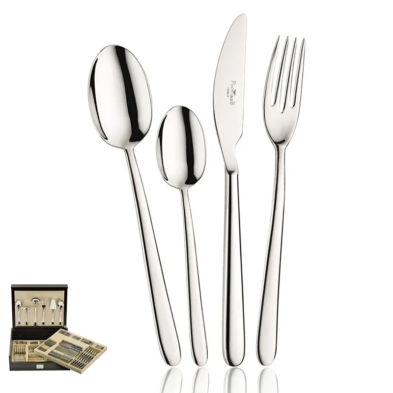 Pintinox Privilege Servizio Posate In Acciaio Inox - Set 126 Pz Prezzo Scontato