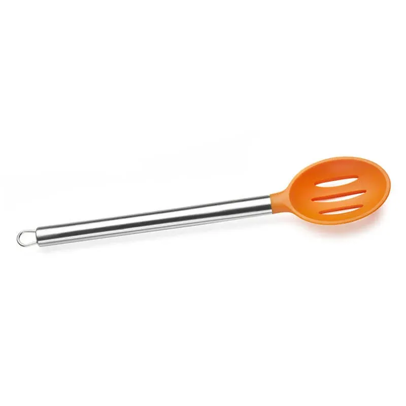 Pintinox Efficient Cucchiaione Forato In Acciaio Inox - Silicone Professionale