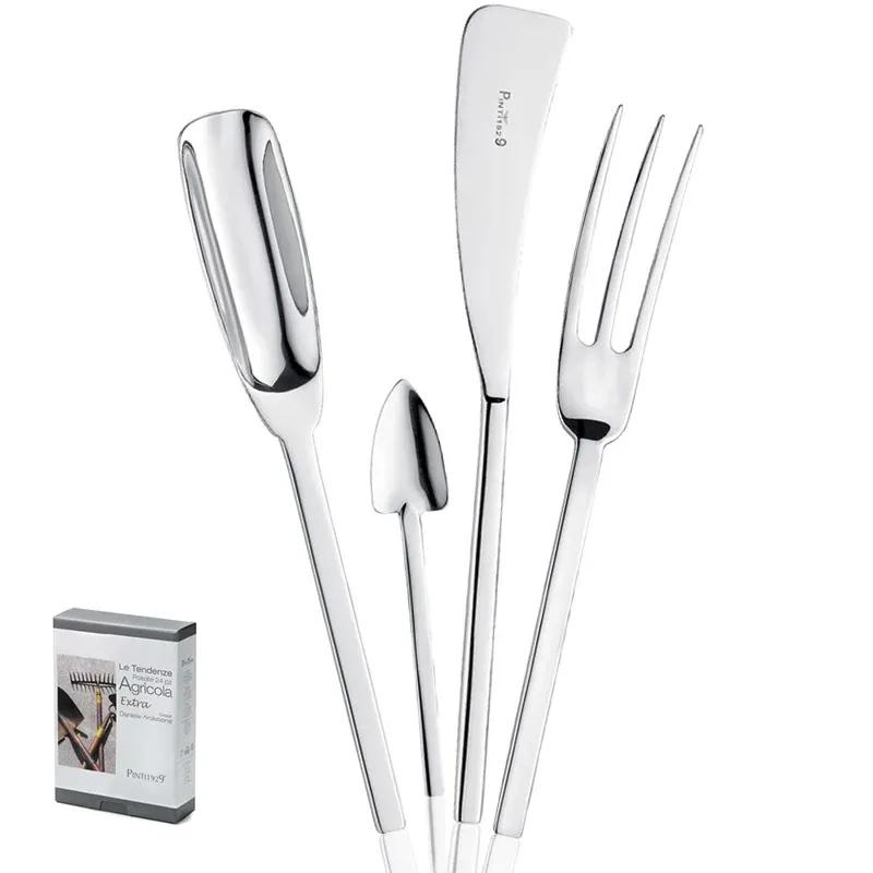 Pintinox Agricola Extra Servizio Posate In Acciaio Inox - Set 24 Pz Compra Adesso