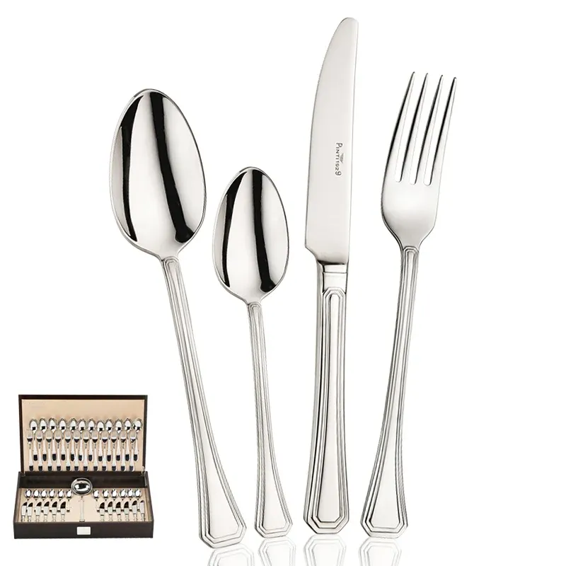 Pintinox Octavia Servizio Posate In Acciaio Inox - Set 49 Pz Ordina Subito