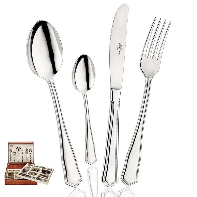Pintinox Sabrina Servizio Posate In Acciaio Inox - Set 126 Pz Prezzo Basso
