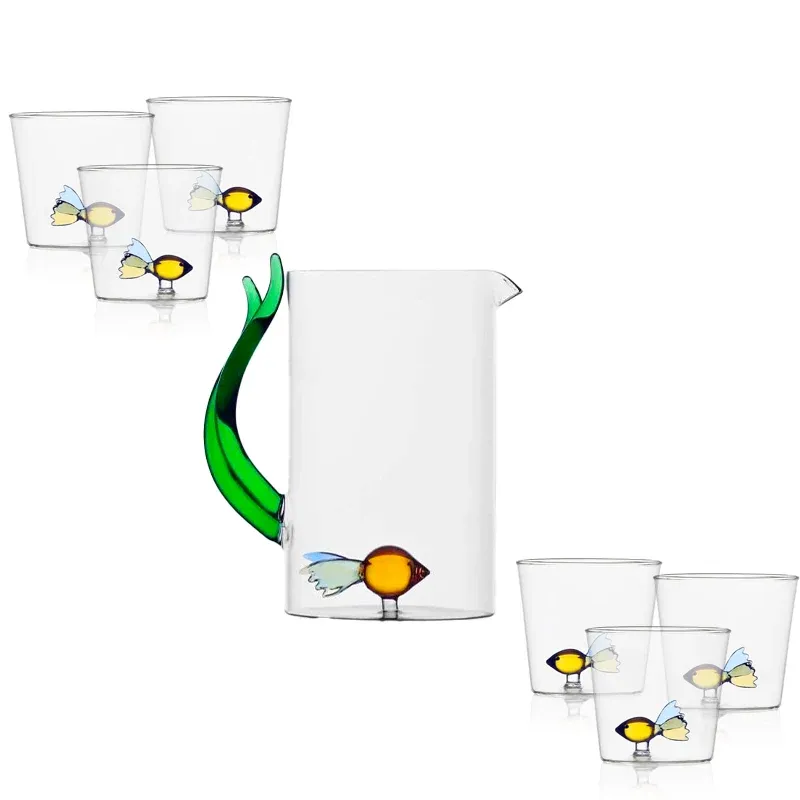 Offerta Speciale Ichendorf Animal Farm Set Brocca e Bicchieri - Set 7 Pz
