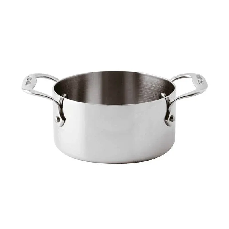 10 cm - Paderno Series 12200 Miniature Casseruola Bassa In Acciaio Inox Ultimissimo Modello