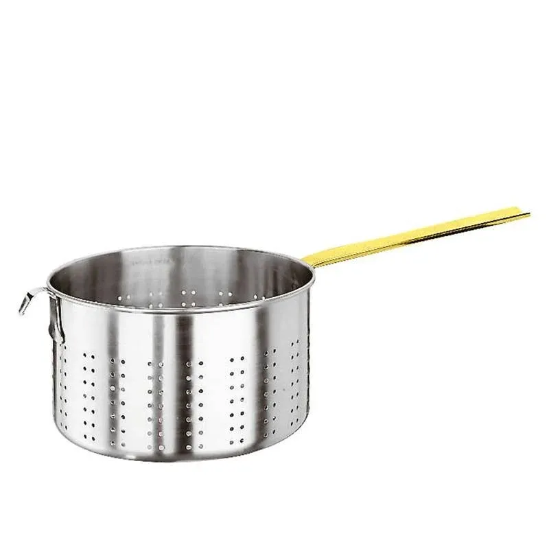 20 cm - Paderno Serie 2000 Colapasta Con Manico Gluten Free In Acciaio Inox Spedito Oggi