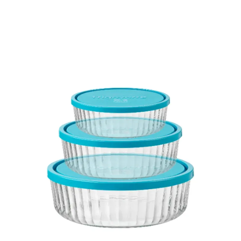 Ordina Subito Bormioli Rocco Frigoverre Brillante Set Contenitore Per Alimenti Rotondo In Vetro - Set 3 Pz