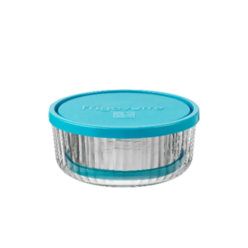 Solo Oggi Bormioli Rocco Frigoverre Brillante Set Contenitore Per Alimenti Rotondo In Vetro - Set 2 Pz