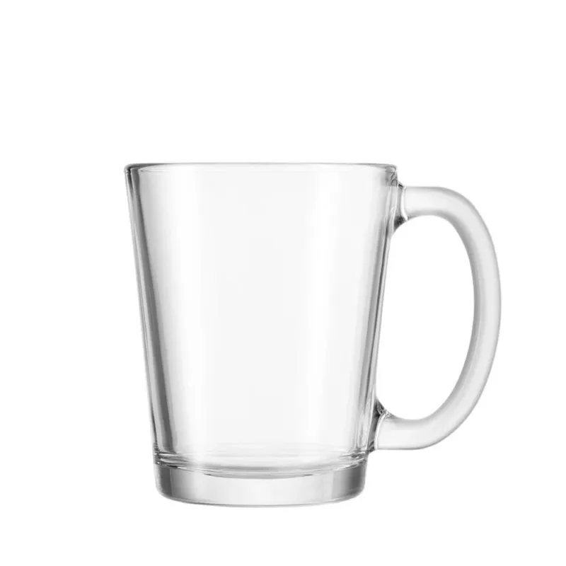 31 cl - Borgonovo Conic Mug Multiuso Con Manico - In Vetro - Set 6 Pz Promozione