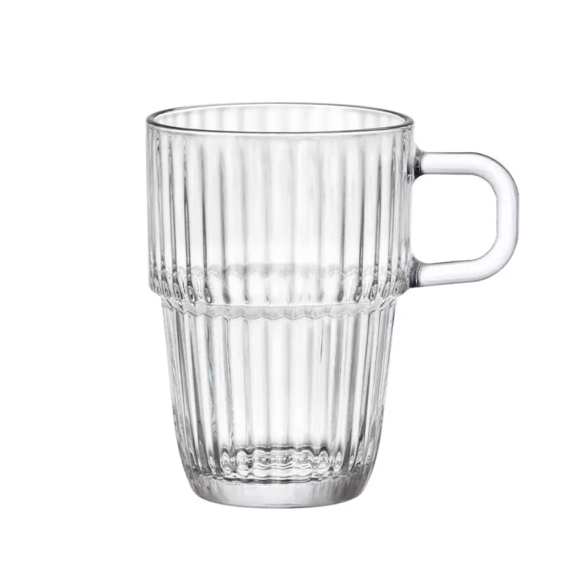 31.5 cl - Bormioli Rocco Barshine Mug Tazza Mug In Vetro Set 12 Pz Popolare