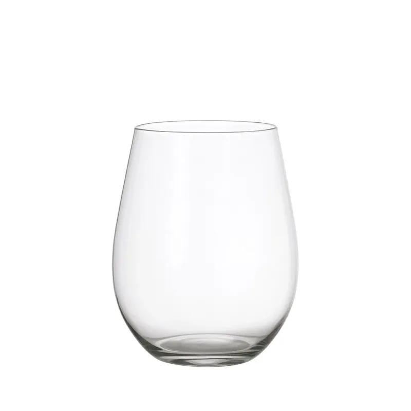 Reso Gratuito 41 cl - Essentia Plume Bicchiere Acqua In Vetro Set 2 Pz