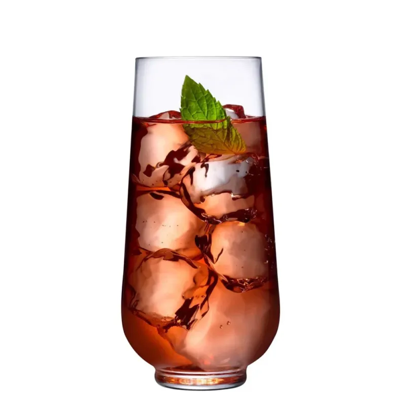 42.5 cl - Nude Hepburn Bicchieri Cocktail Long Drink In Vetro Set 6 Pz Offerta Limitata